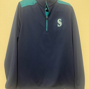 MLB  Teal and Navy Seattle Mariners Pullover
